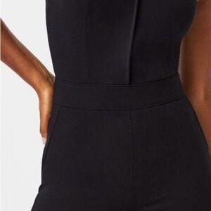 Spanx Black Sleeveless Jumpsuit 2x